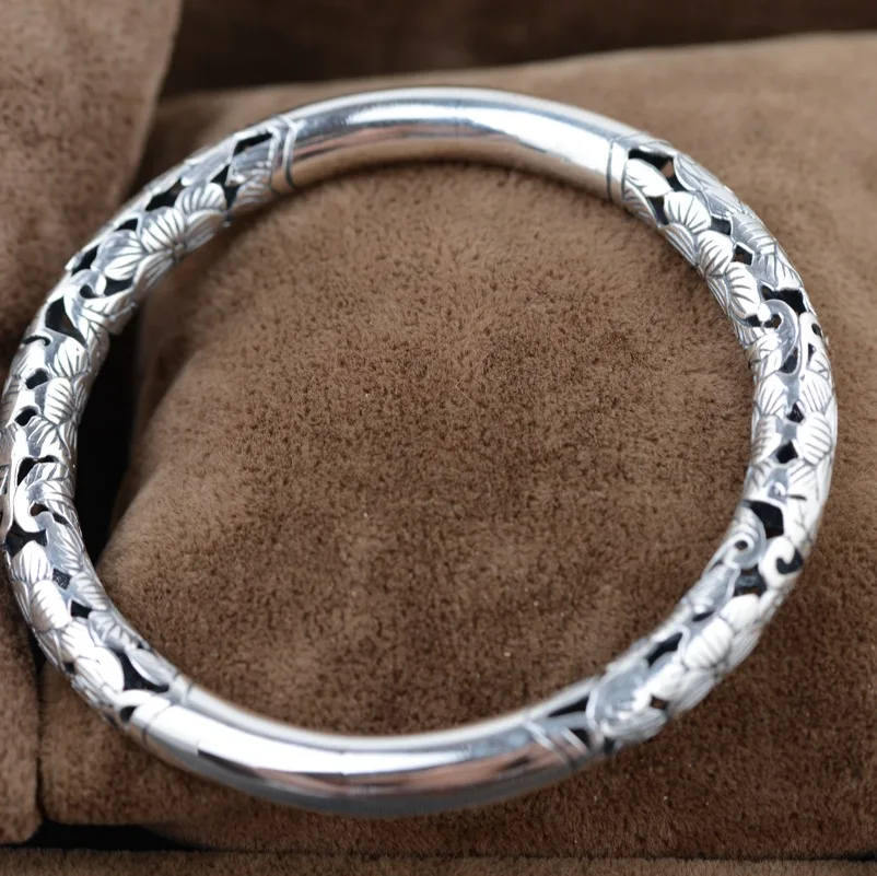 S990 fine silver ANTIQUE STERLING SILVER BRACELET wholesale craft PH7