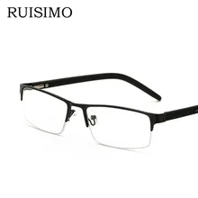 Брендовые высококачественные деловые очки для чтения, мужские очки из нержавеющей стали PD62 Ochki 1,75+ 3,25 градусов Gafas De Lectura reader