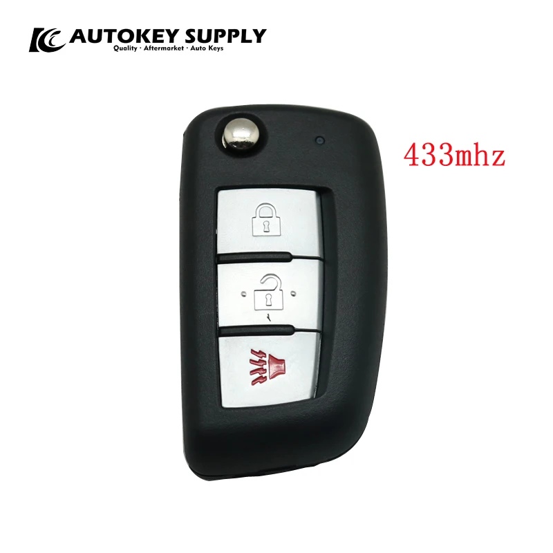 

Car styling for Nissan 3 buttons remote flip key air waves 433mhz have electronic products AKNIC333
