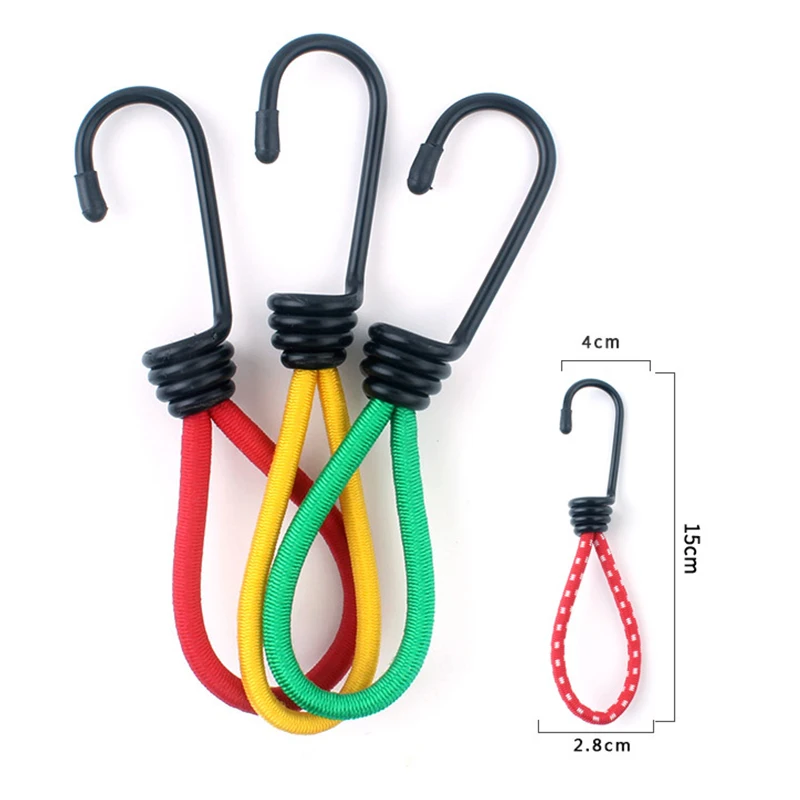 

2019 Newest outdoor 3Pcs/set camping tent elastic rope buckle High elasticity fixed straps camping accessories Binding Strap
