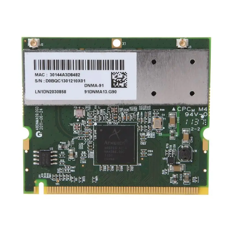 Для Atheros AR9223 Mini PCI Ноутбук беспроводная wifi WLAN сетевая карта для acer Toshiba Dell 300M 802,11 a/b/g/n