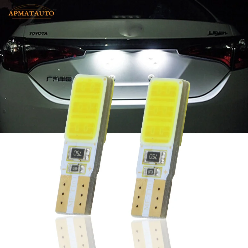 

2x T10 W5W License Number Plate Light LED Bulbs Lamp For Toyota RAV4 Prado Highlander Corolla Crown Camry Prius Reiz Vois Yaris