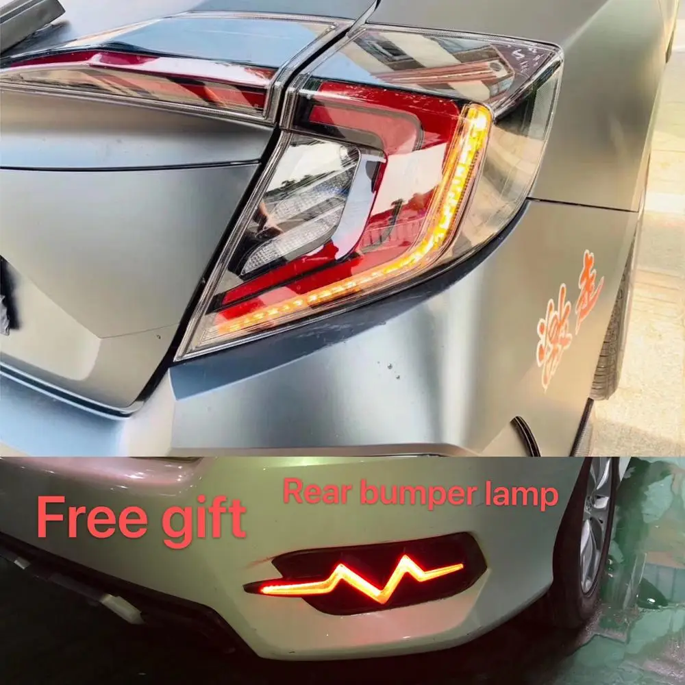 DK Motion новый дизайн 2016 2019 для Honda Civic 10th СЕДАН задний фонарь поворотный +