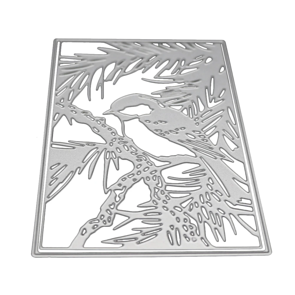 

Home Party Professional Cool Cutting Dies Sliver Bird Pattern Printing DIY Cutting Dies for Gift