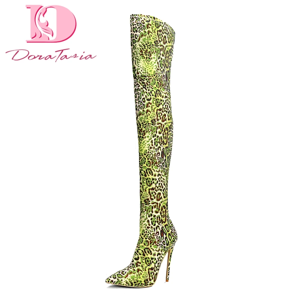 pointed toe over the knee boots