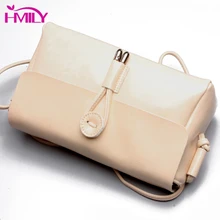 HMILY винтажная Сумка-слинг из вощеной кожи, женская сумка-мессенджер, модная сумка через плечо из воловьей кожи, Женская Повседневная мини-сумка для отдыха
