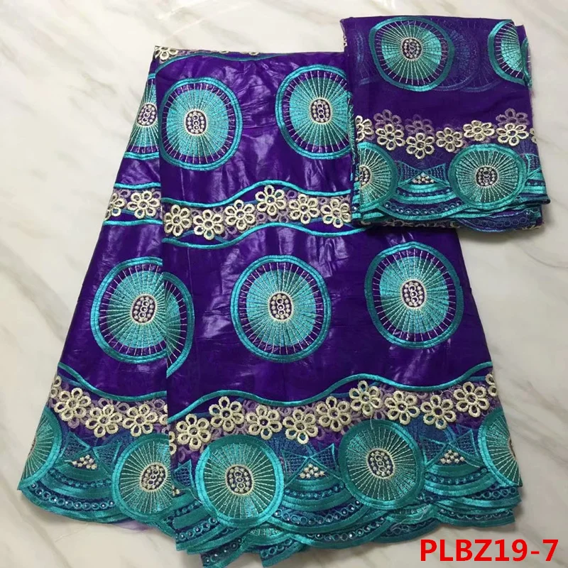 100% Высокое качество парча ткань нигерийское кружево ткань африканских headtie 5 + 2 ярдов