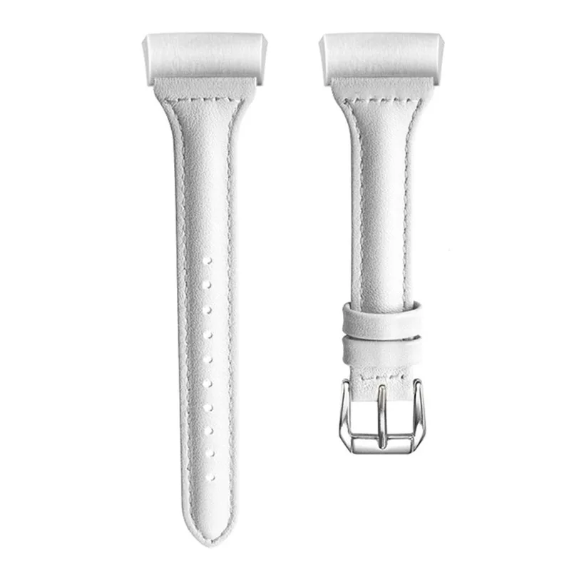 Replacement Accessories Leather Wristband Bands Wrist Straps forFitbit Charge 3 Watch Women Men 22mm 5.5-8.0 inch  40AP530_