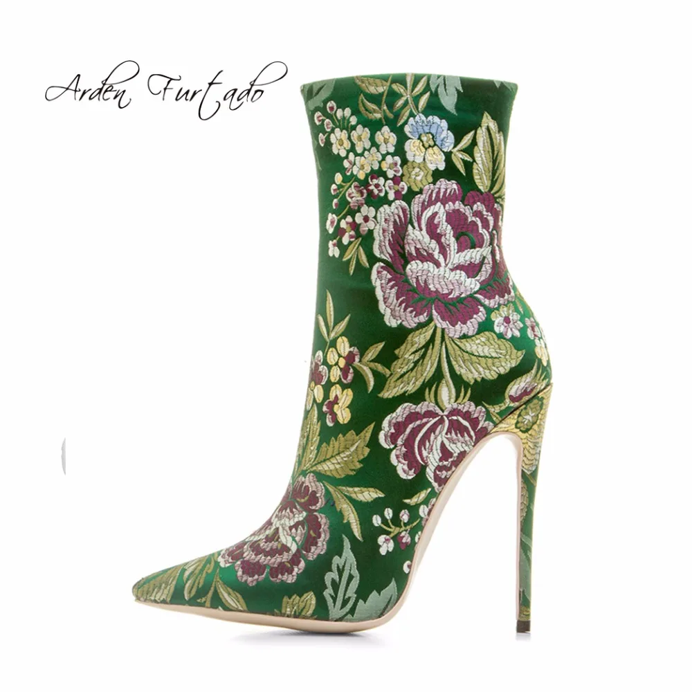 Женские ботинки на высоком каблуке 12 см желтые синие зеленые|stiletto ankle boots|boots