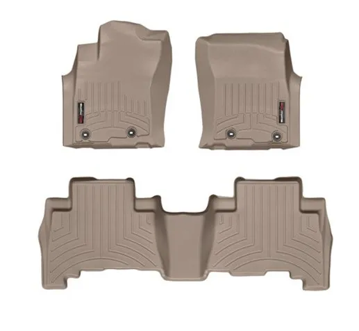 Для Toyota PRADO LC150 пол 3D коврик педаль - Название цвета: 1set BEIGE