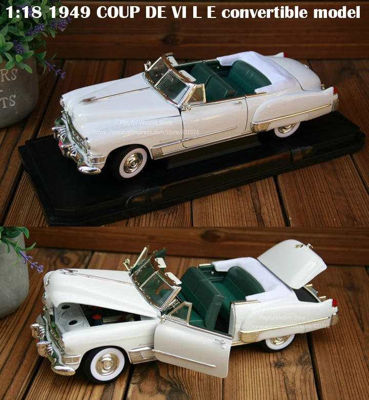 

Boutique 1:18 1949 COUP DE VI L E convertible model Alloy Collection Model