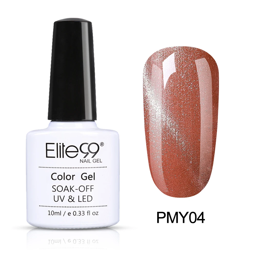 Elite99 10 мл Гель-лак для ногтей с эффектом «кошачий глаз» Магнитный впитывающий УФ-гель для ногтей винно-красный лак праймер верхнее покрытие ногтей маникюр гель лак - Цвет: PMY04