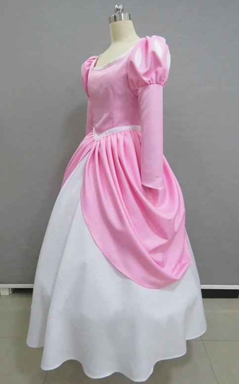 Платье принцессы Ариэль из аниме «Русалочка»; розовое Пышное нарядное платье; карнавальный костюм