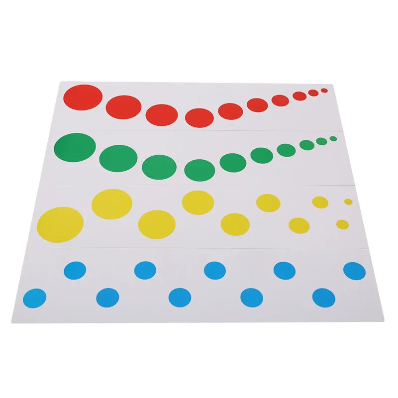 

Kids Montessori Preschool Teaching Aid Toy-Cylinder Contrast Card Xmas Gift