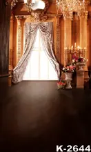 Luxurious Indoor Backgrounds 150x200cm Vintage Palace Photography Backdrops Bright Wedding Photo Studio Backdrops Free Shipping