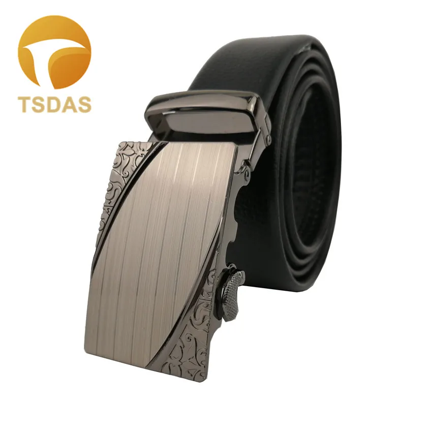 Mens Alloy Rachet Belt Buckle Automatic Buckle For Mens Leather Belt Waistband~