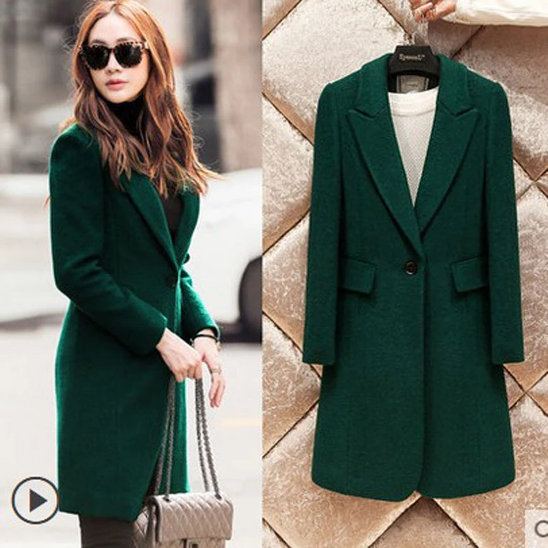 green coat womens