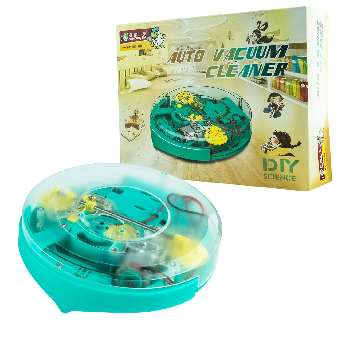 Science Education Toys Smart Vacuum Cleaner Experiment Early Development DIY Set Toys for Children