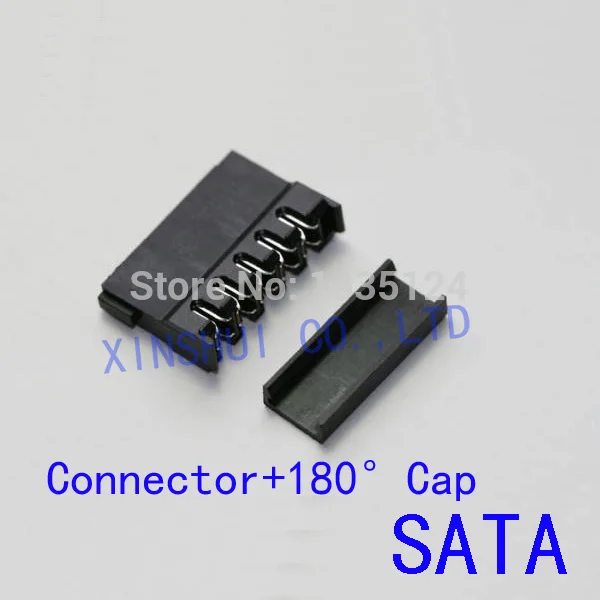 SATA 15Pin Power Crimp Connector with 180 Degree Cap
