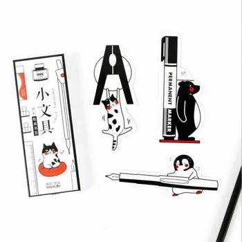 

30pcs/box All kinds of stationery paper bookmarks message card children kawaii stationery office school supplie kids gift