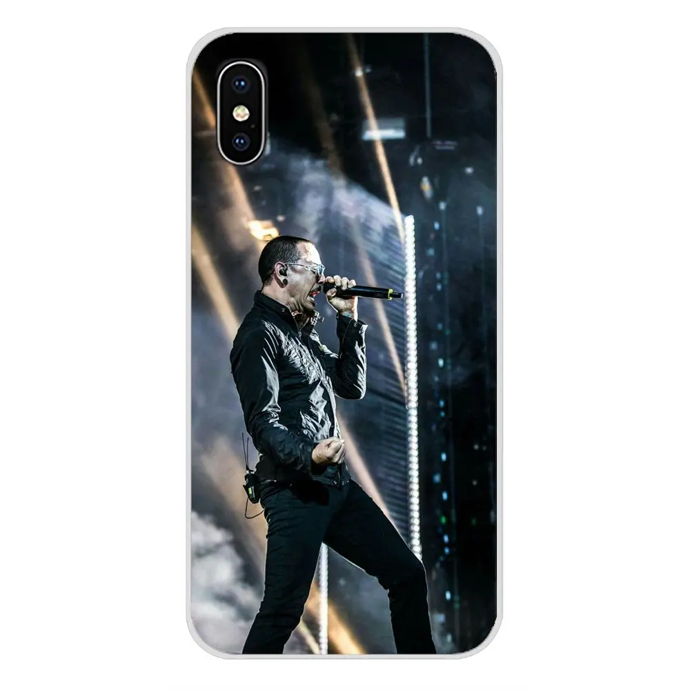 Linkin Park Честер Беннингтон аксессуары чехлы для телефонов Apple iPhone X XR XS MAX 4 4S 5 5S 5C SE 6 6S
