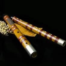 Chinese Musical Instrument Di zi Bamboo Flute C/D/E/F/G Key Flauta Xiao