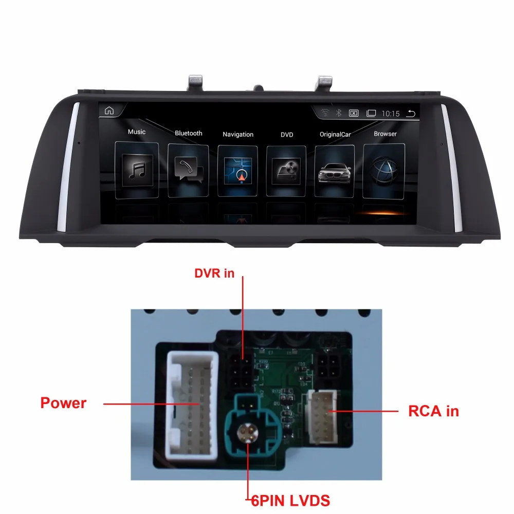 auto 10.25 inch 2G+32G Car Multimedia Player for  BMW 5 Series F10/F11 2011-2016 GPS Navigation MP5 Bluetooth Wifi Android 7.1