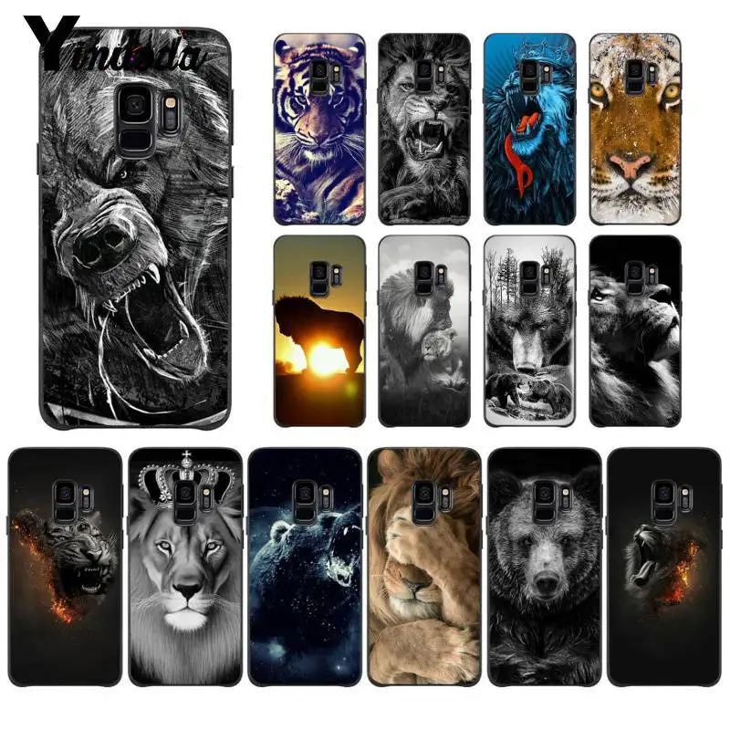 

Yinuoda the Russian bear tiger lion mobile DIY Painted Phone Case for Samsung Galaxy S7edge S6 edge plus S5 S8 S7 S9 Plus case