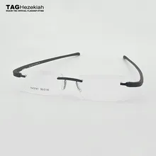 Бренд TAG Hezekiah, очки без оправы для мужчин и женщин, оптические очки для близорукости, оправа oculos de grau lunette de vue femme
