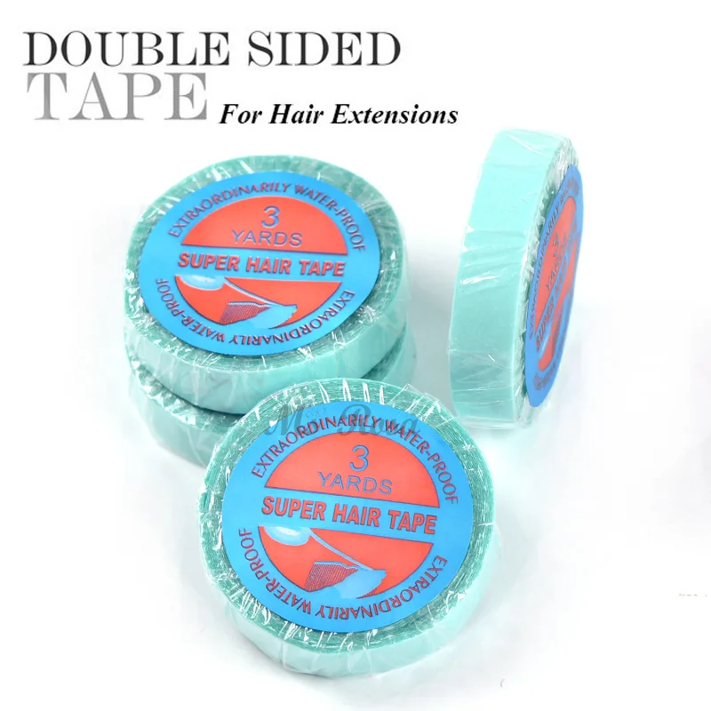 Double-Sided Tape For Hair Extensions Lace Wig Glue Waterproof Hair Adhesive Tape Super Hair Extension Tape