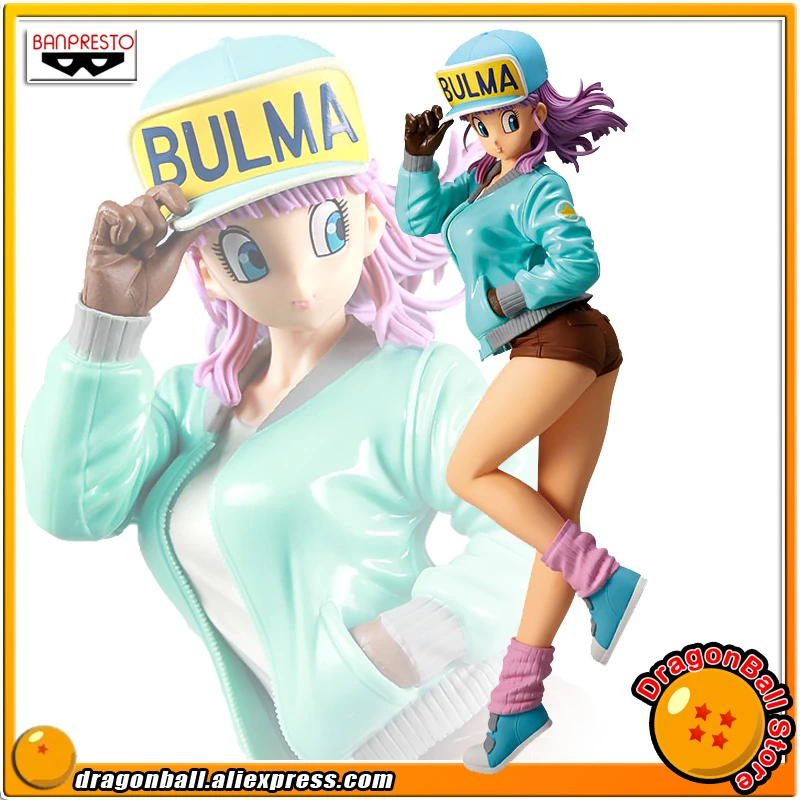 Японское аниме "Dragon Ball Z" Banpresto Glitter& Glamours Коллекционная Фигурка-Bulma II(специальная цветная версия