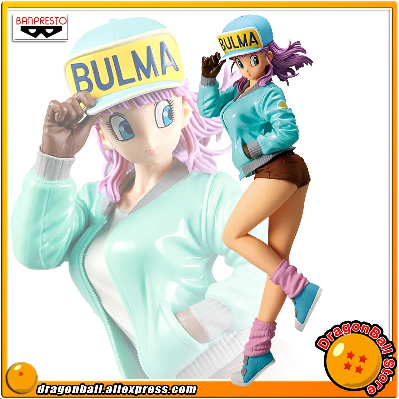

Japan Anime "Dragon Ball Z" Original Banpresto Glitter & Glamours Collection Figure - Bulma II (Special Color Version)