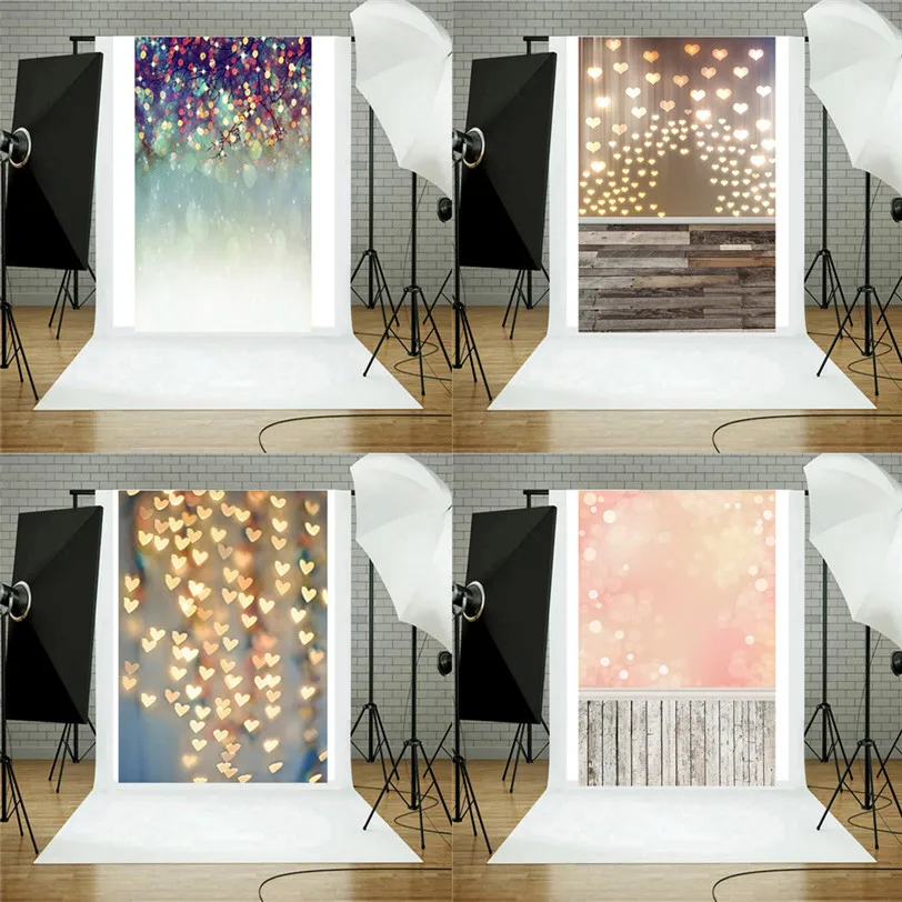 

Lover Dreamlike Glitter Haloes Vinyl Fabric Photography Background Studio Props Backdrop 3x5FT