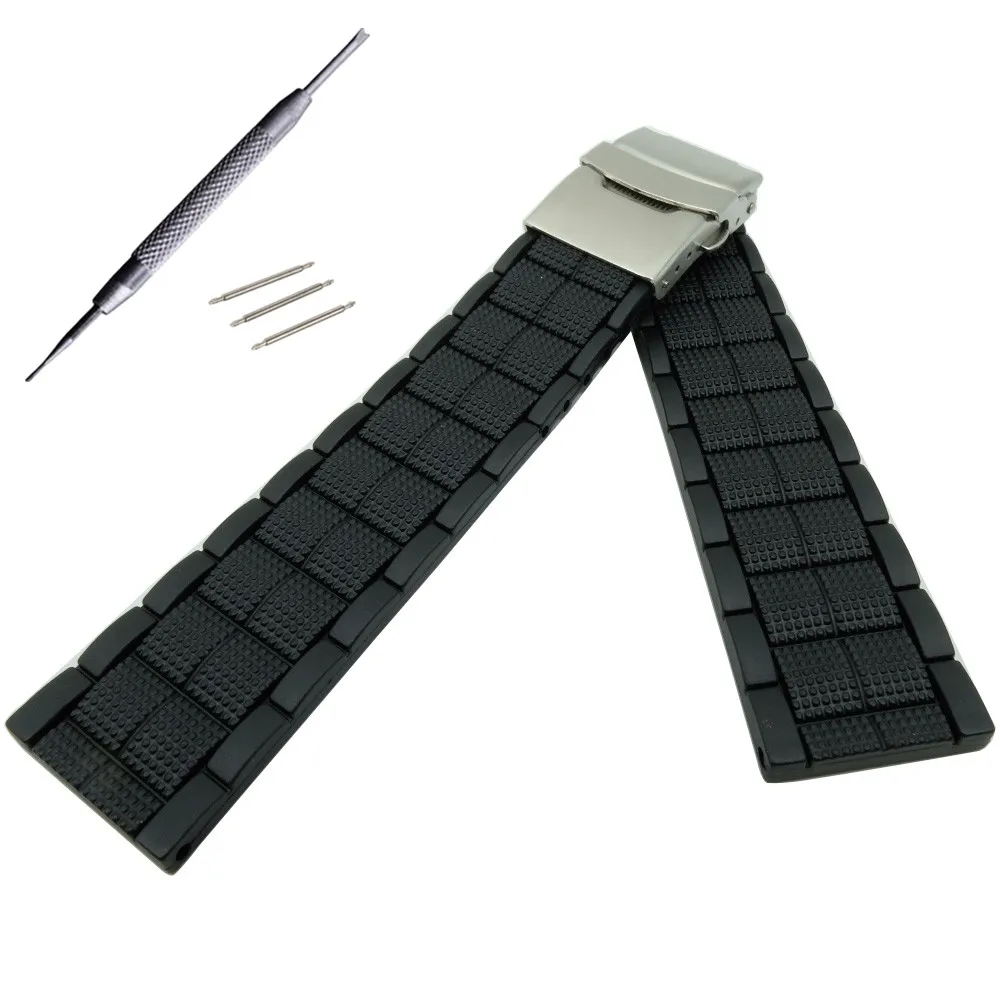 

Watchbands fashion soft rubber silicone watch band strap 20mm 22mm new arrival replacement