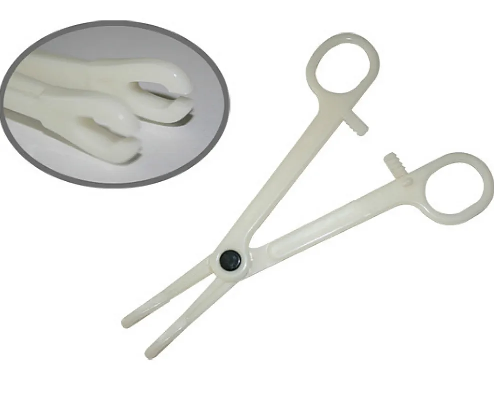 Disposable Professional Body Piercing Plier Body Ear Lip Navel Nose Tongue Piercing Forcep Tool Round Open Plier Clamp