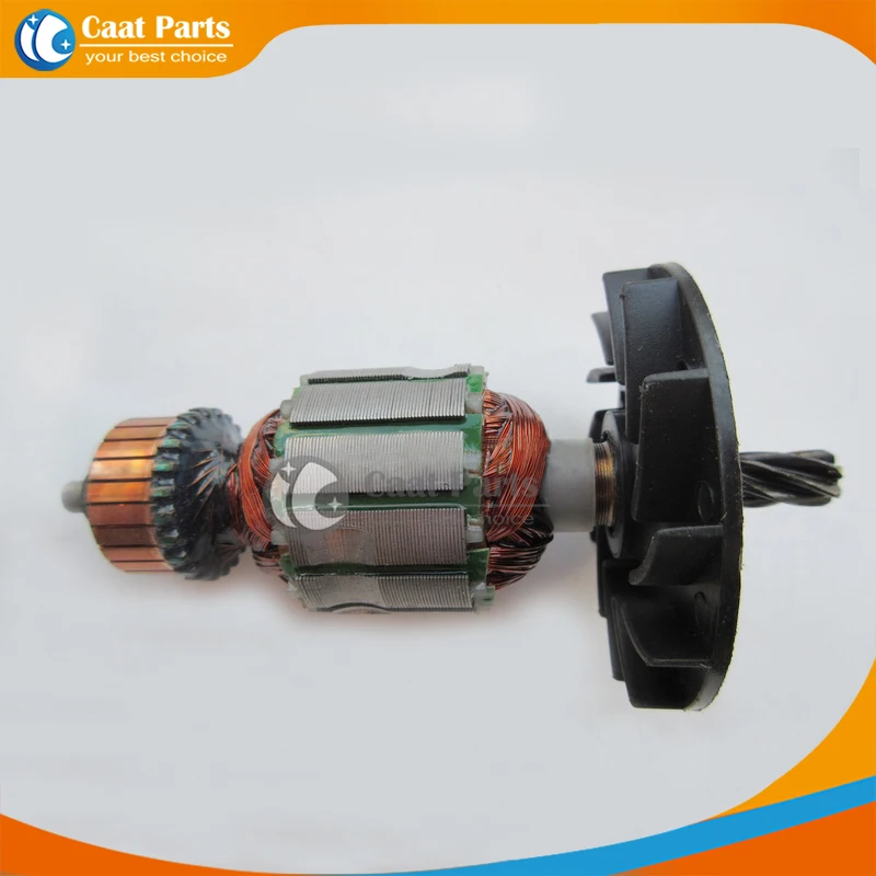 5 teeth armature rotor for makta hr2440 hr2453 use for motor generator drop shipping Free shipping! 6-Teeth Drive Shaft Electric Hammer Armature Rotor for Hitachi VRV-16 VR16, High quality !