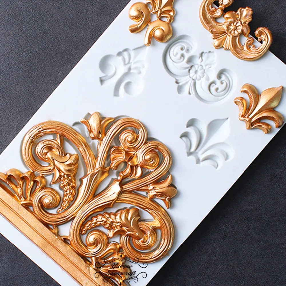 Yueyue Sugarcraft цветок силиконовая форма помадка формы для украшения торта