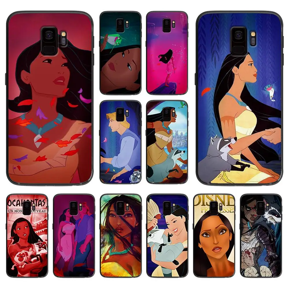 Мягкий чехол для телефона Walt Love Movies Pocahontas Samsung Galaxy S6 S7 S8 S9 S10e Plus Note 8 9 | Мобильные