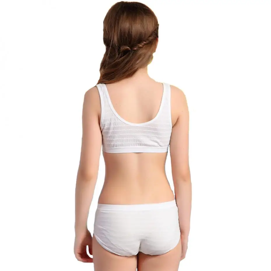 Puberty Girl Underwear Set Teenage Cotton Underwear For Young Girl