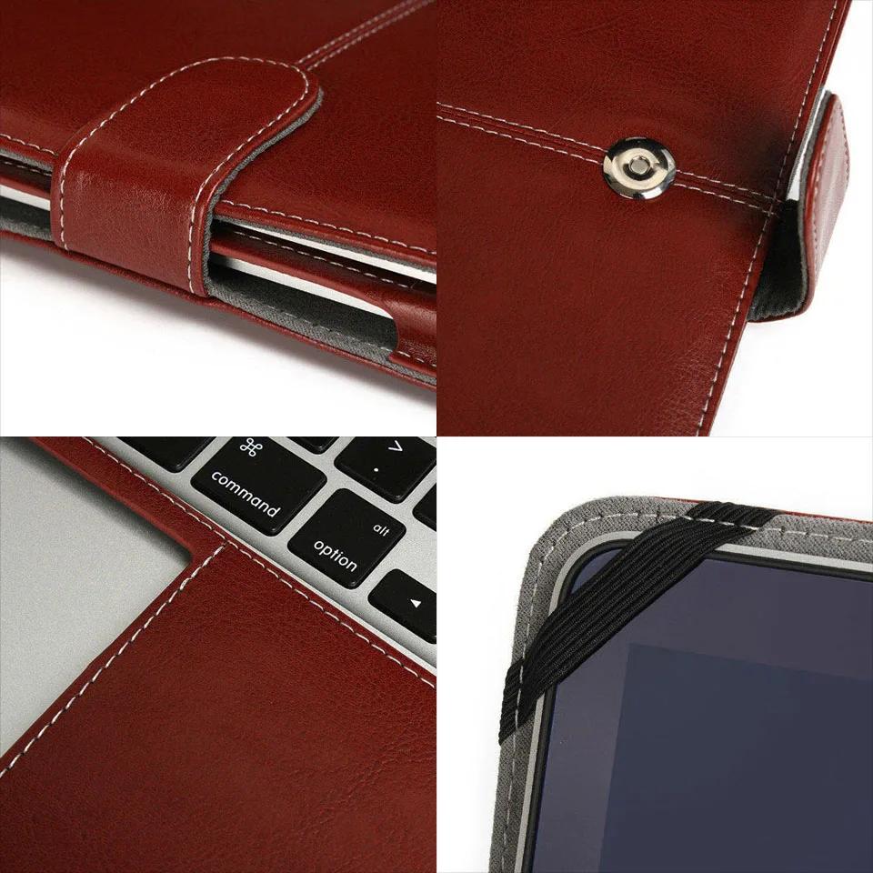 Модный чехол из искусственной кожи для ноутбука Apple Macbook Pro Air retina 11, 12, 13, 15 дюймов, ультрабук, чехол для ноутбука, сумка для Mac book 13,3
