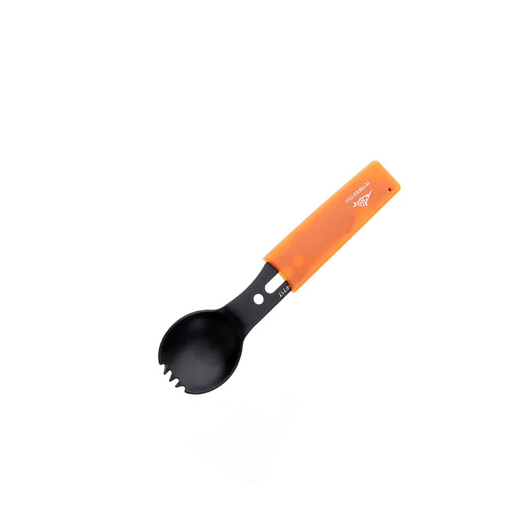 Окаменелая рыба на открытом воздухе еда многофункциональный инструмент выживания кемпинг охотничий нож многоцелевой Открытый Ложка и набор ножей - Цвет: orange-black