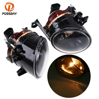 

POSSBAY 12V 55W Car Fog Light Assembly for VW Polo/Derby/Vento-IND 2010-2014 Halogen Fog Lamps for VW EOS 2009 2010 2011