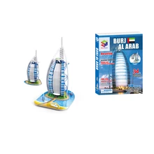 Новое поступление 3D Пазлы Burj Al Arab Lugger отель встроенный режим обучающая игрушка для детей 3D трехмерная головоломка игрушки