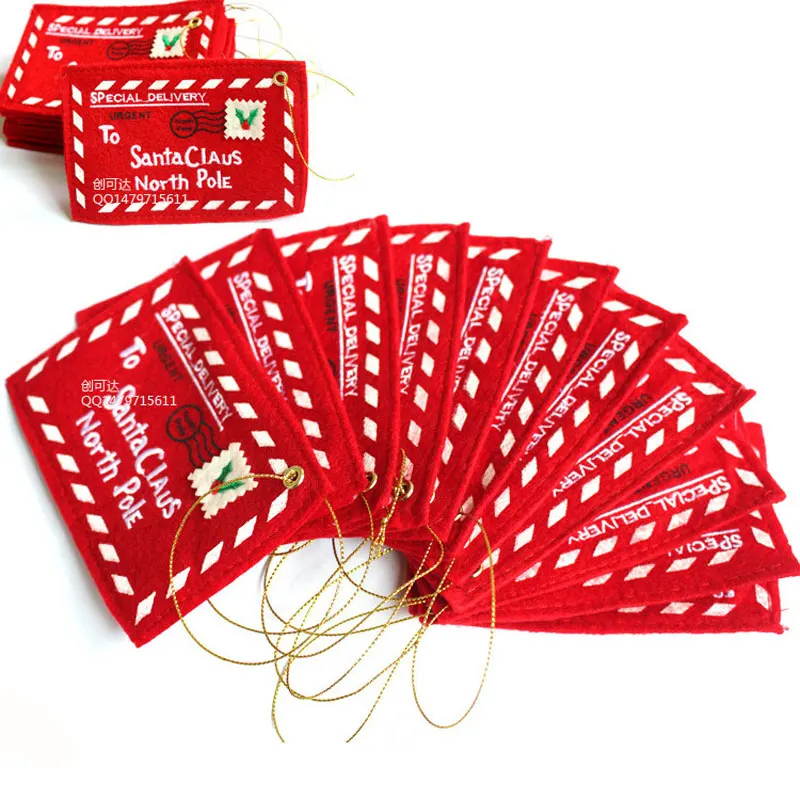 

2019 New Year 10pcs/set Christmas Envelope Christmas Cards Candy Bag christmas decorations for home Christmas festival Supplies