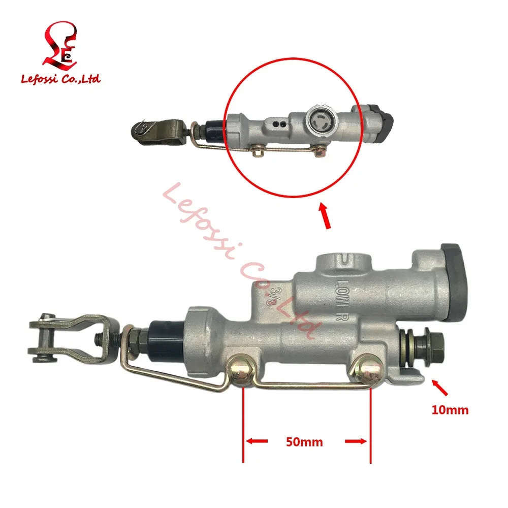 

Motorcycle Rear Foot Brake Master Cylinder Hydraulic Pump For Honda CRF 250R CRF 450R CRF 250X CRF 450X CR125R CR250 2002-2015