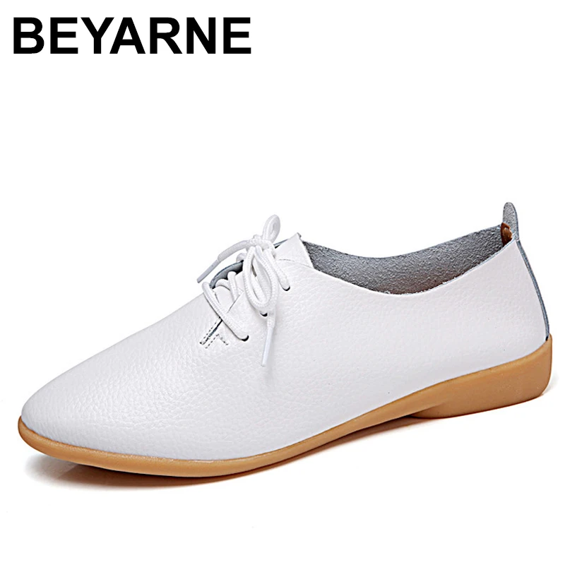 Туфли женские BEYARNEGenuineLeather на плоской подошве летние размер 35-44E176 | Обувь