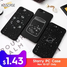 

KISSCASE Case For iPhone 6 6S plus Case Luxury Black Hard PC Case For iPhone 5 5S SE 7 8 Plus X XS Max XR Cover Fundas Capinhas