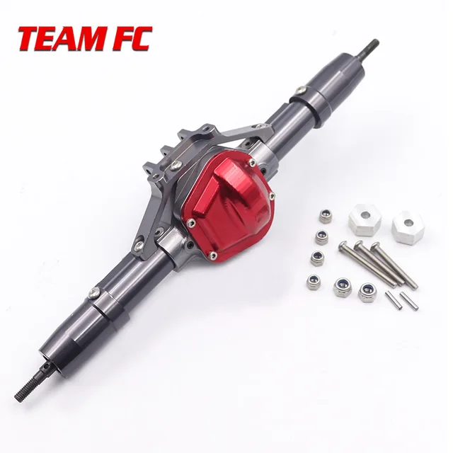 1Set 1/10 Rc Car Complete Alloy Front And Rear Axle With Arm CNC Machined For 110 Rc Crawler