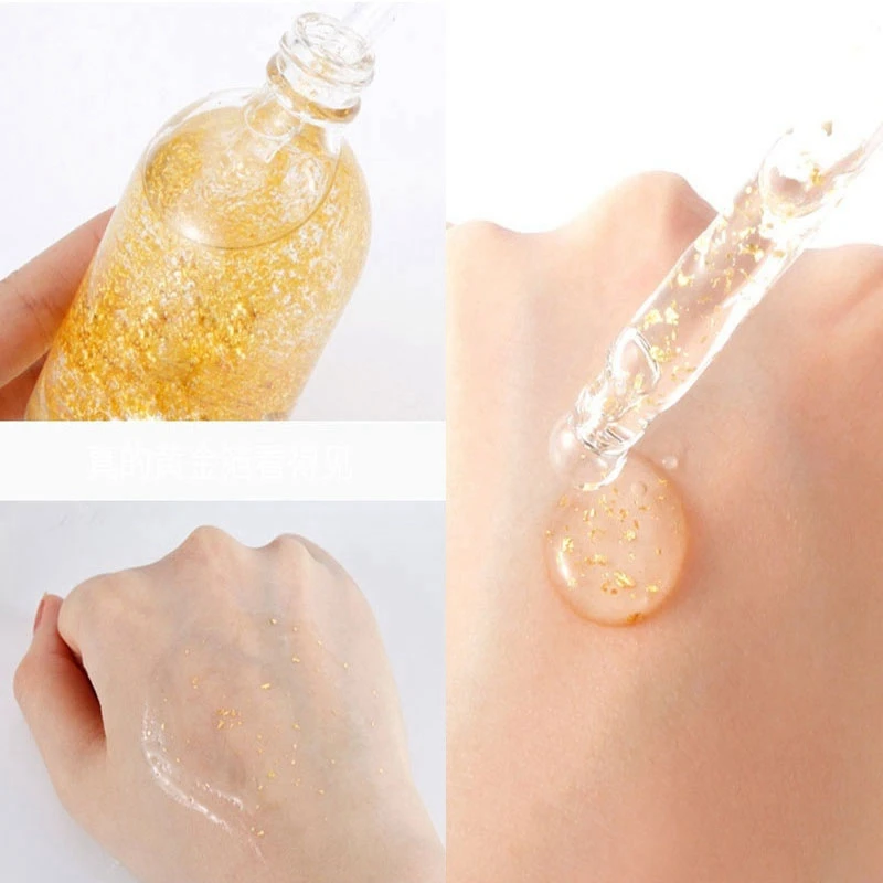 Primer Makeup 24K Gold Elixir Essence Oil Control Face Moisturizer Whitening Base Make Up Primer Pore Minimizer Skin Serum