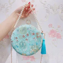 Angelatarch Новое поступление модное Hanfu древнее цветочное вечернее платье для банкета с наклонной женской сумочкой с вышивкой через плечо